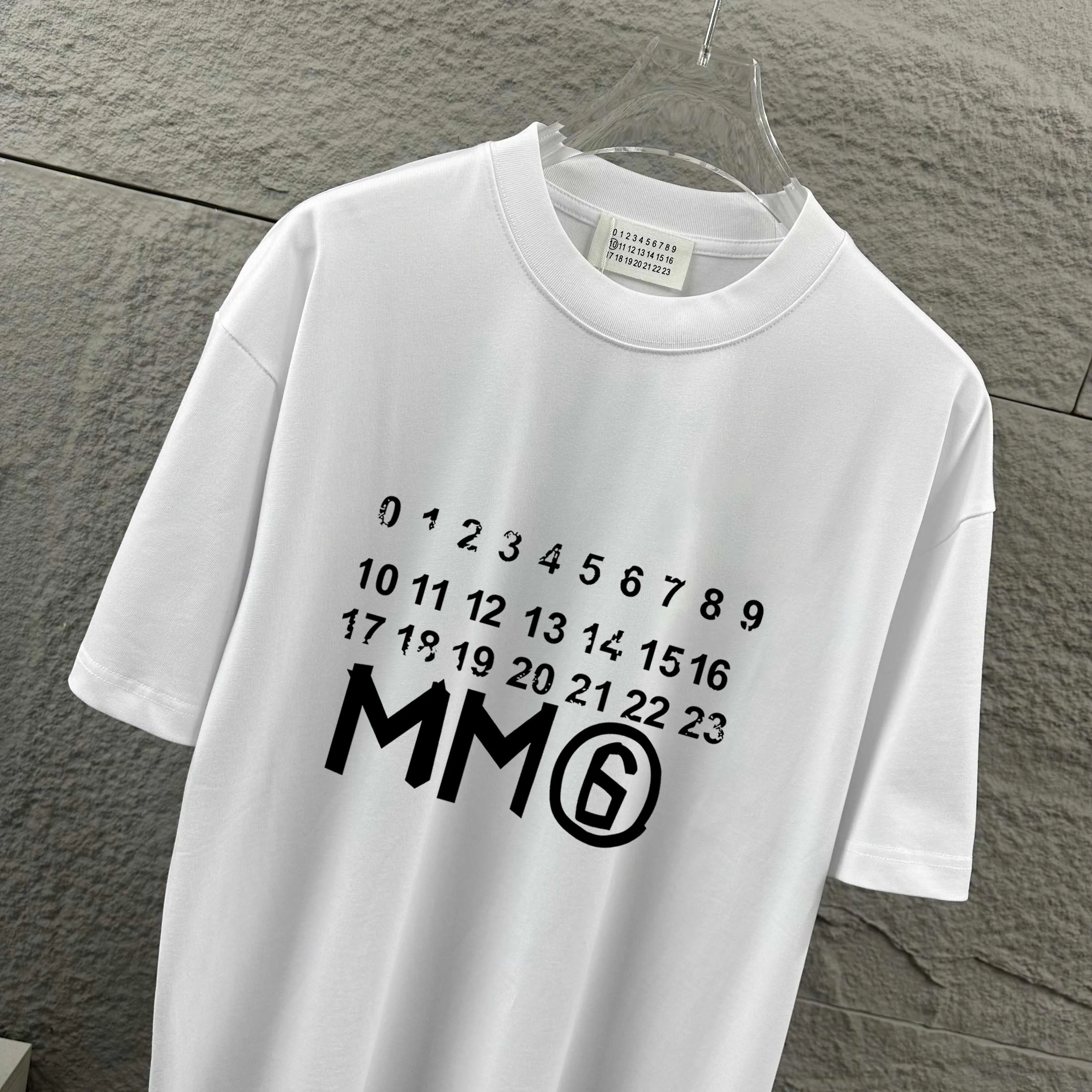 MM 6 * 2026 New Arrival mm 6 Classic T Same Style. ：White Black Size： S （90-130 ） M （120-150 ） L （140-165 ） XL （160-180 ） XXL （180-210 ）